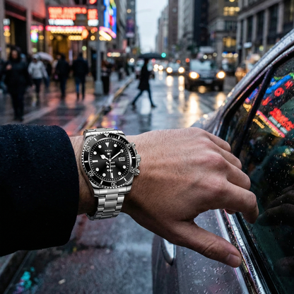 LuxTech™ Royal Steel Smartwatch - The luxury look of a premium watch, powered by smart technology.