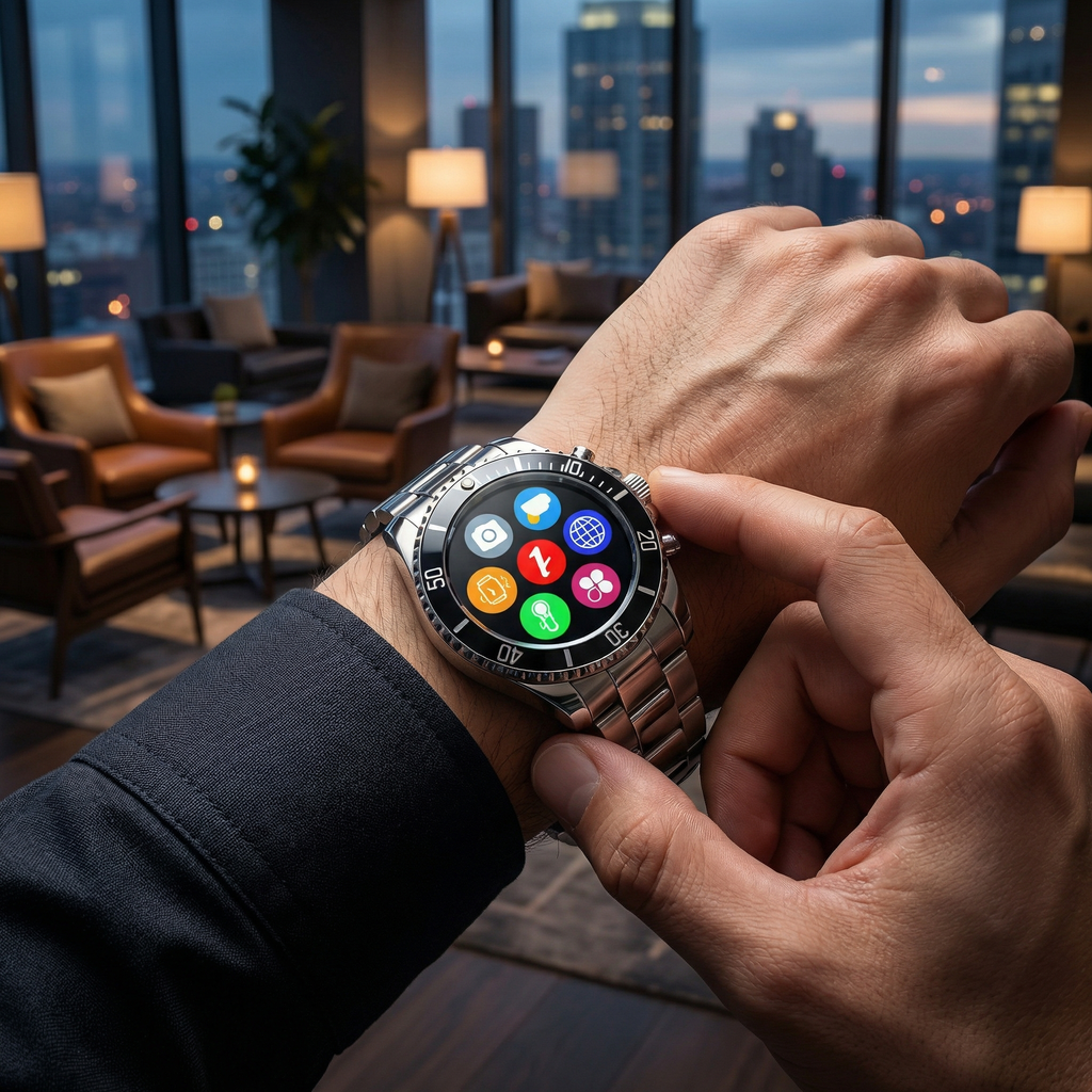 LuxTech™ Royal Steel – Premium Smartwatch Bundle Complete Edition | Limited Offer