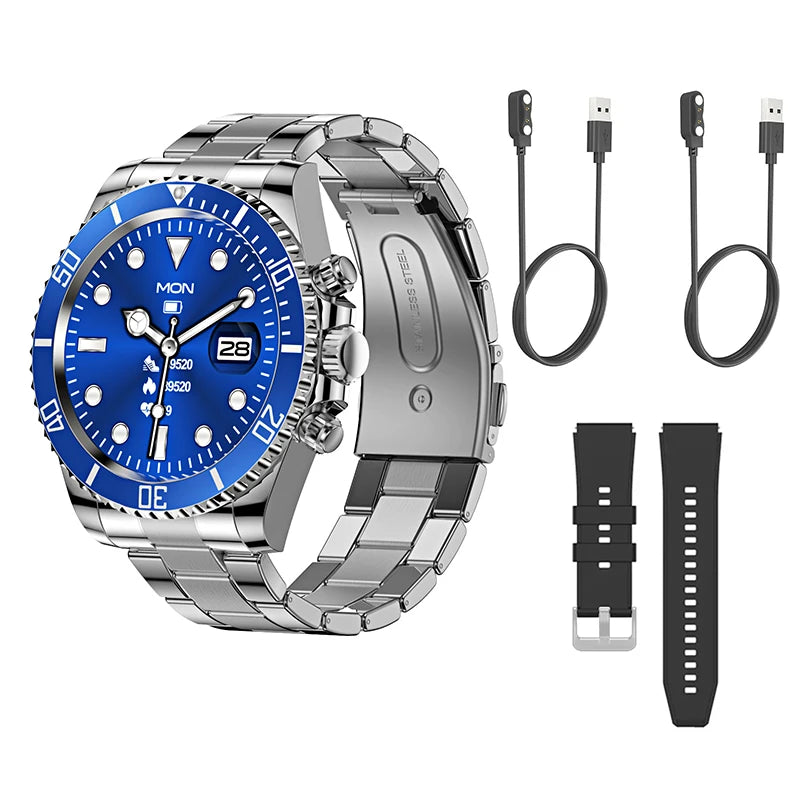 LuxTech™ Royal Steel – Premium Smartwatch Bundle Complete Edition | Limited Offer