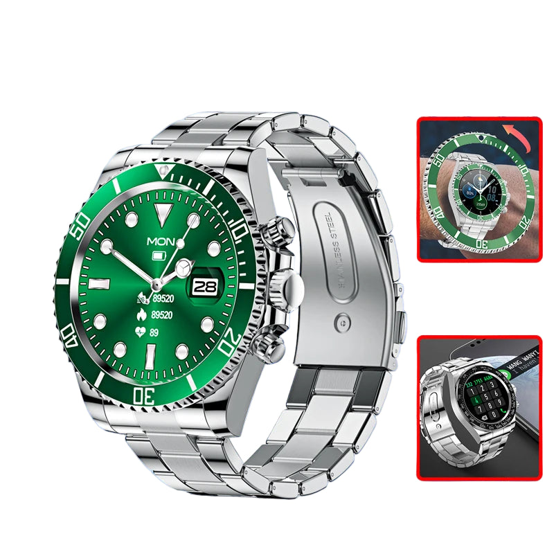 AW12 New Style Luxury Smart Watch Dials Answer Call for Men Waterproof Sport Digital Business Watch for Gift